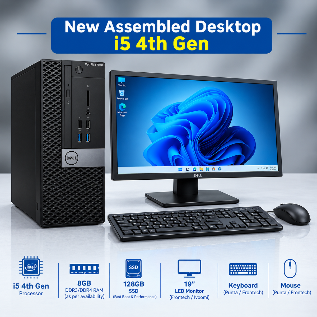 New Assembled Desktop i5 4th Gen