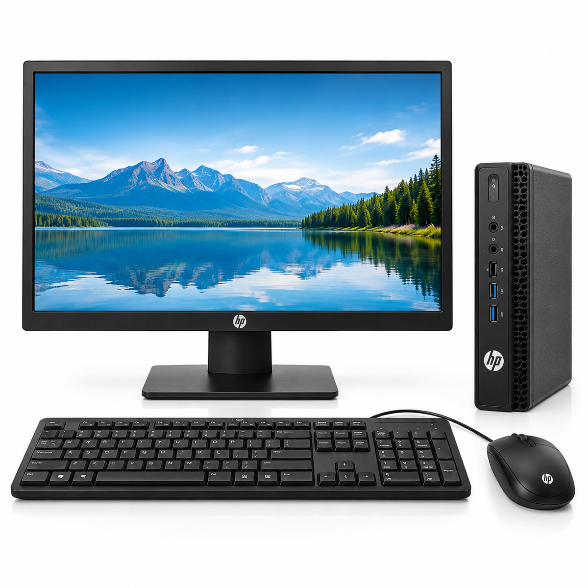 Dell, HP & Lenovo i3 4th Gen All in One (Tiny) Desktop Set